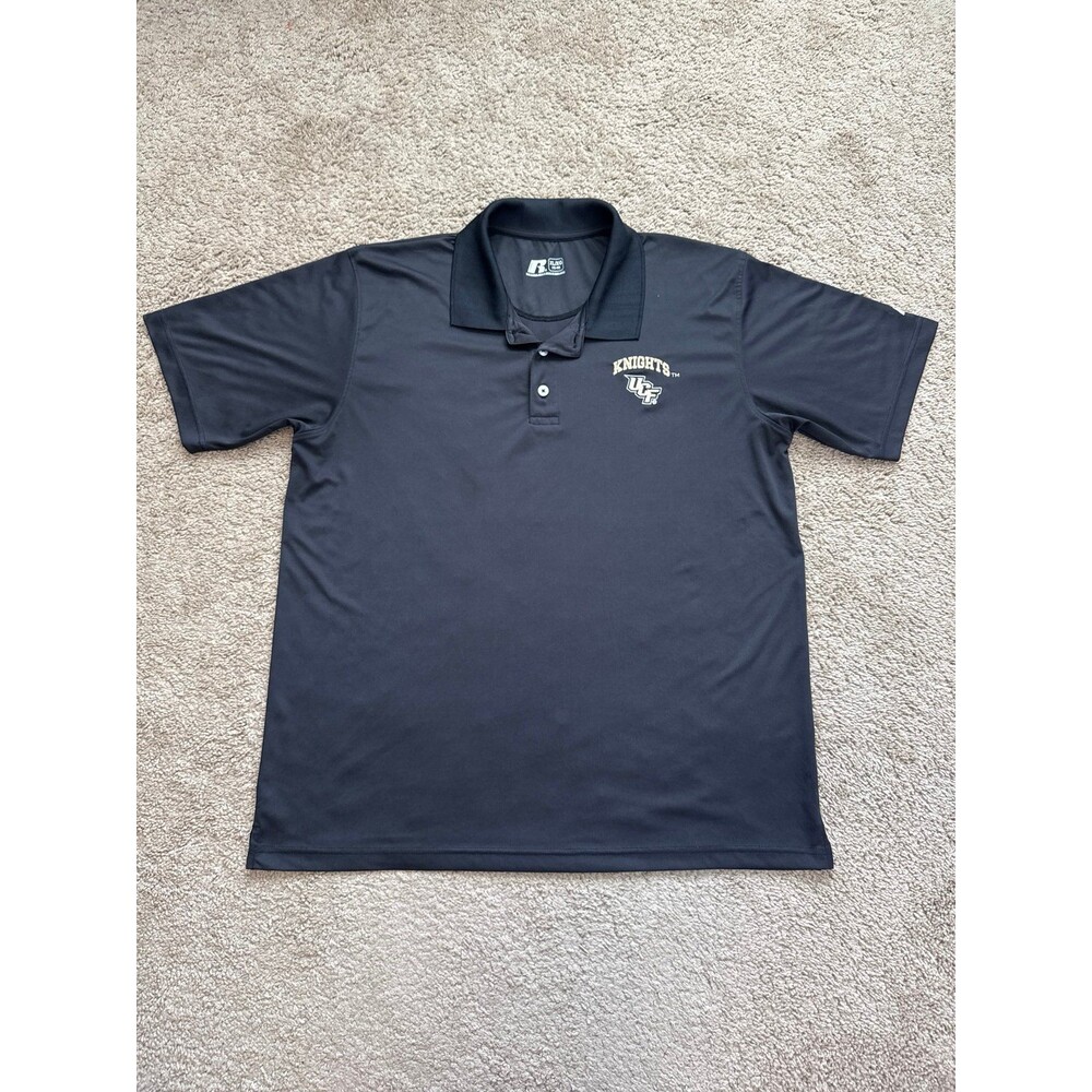 UCF Knights Russell Athletic Menβs Polo Shirt Size XL